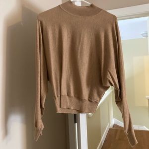 H&M cowl neck brown sweater